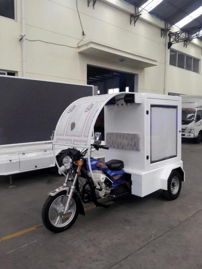 Prenda impermeable móvil de la pantalla LED IP65 del taxi, exhibición de mensaje móvil de la motocicleta