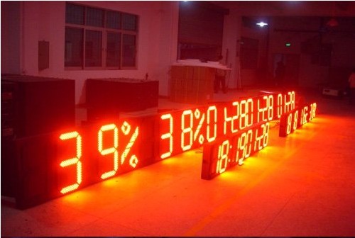 Muestra de la gasolinera de RS485 LED con mantenimiento estático de la parte delantera del punto de la exhibición del estado