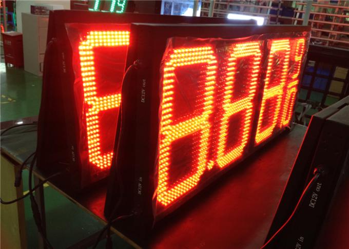 La muestra/4 dígitos de la gasolinera de IP68 LED numera la exhibición con el ángulo de visión 110°, cáscara de acero