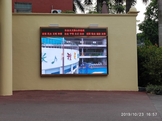 Publicidad impermeable de las multimedias de la pantalla LED a todo color al aire libre del estadio P3